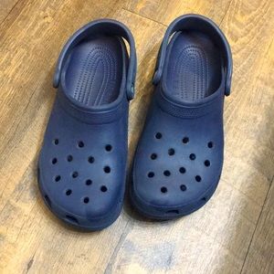 Navy Crocs Mens 9